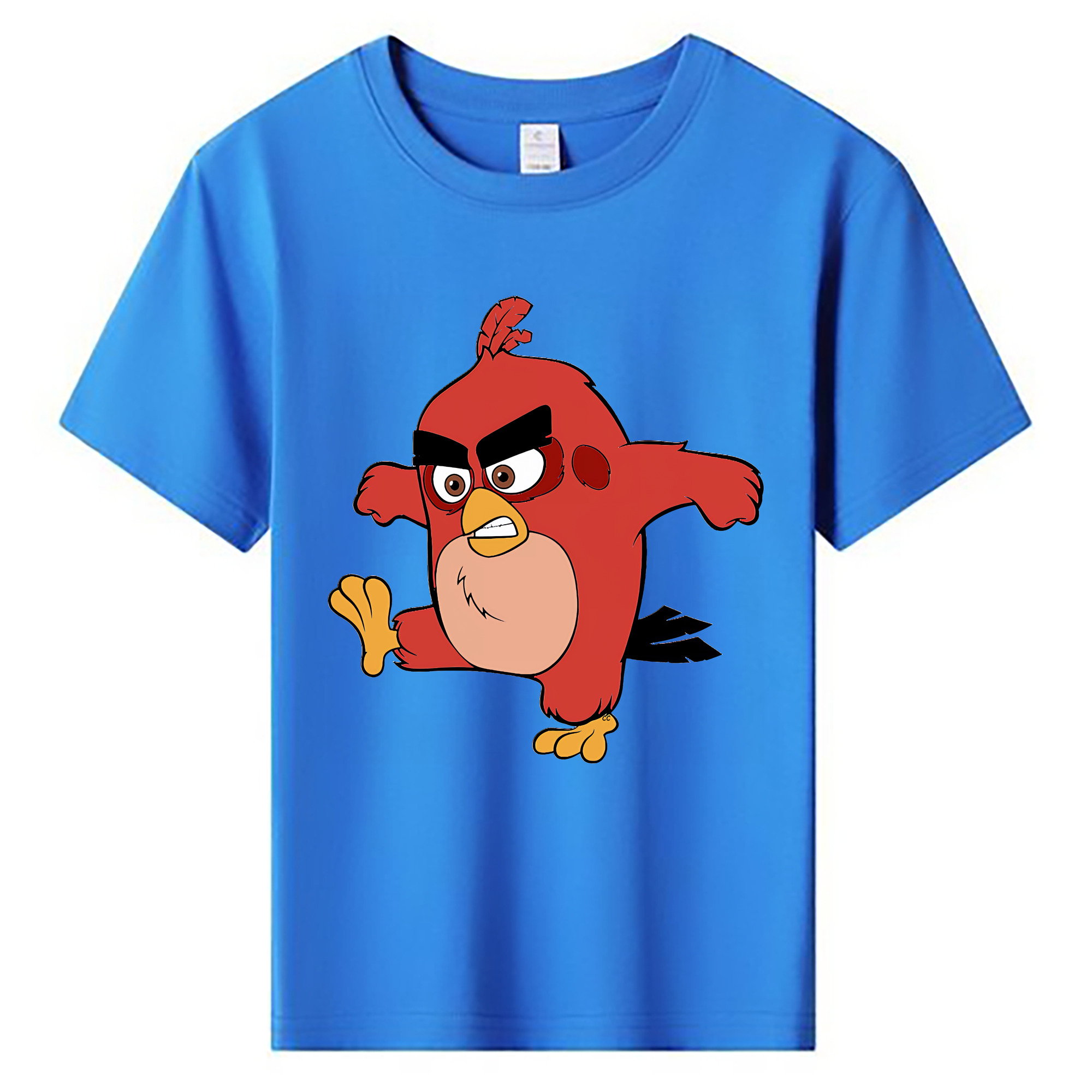 （画像用） Angry Birds アングリーバード 綿100％キッズTシャツ（フロントプリント）